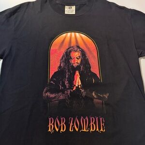 Rob Zombie “Sat** is my fu**ing‎ Co-Pilot”  Graphic T-Shirt